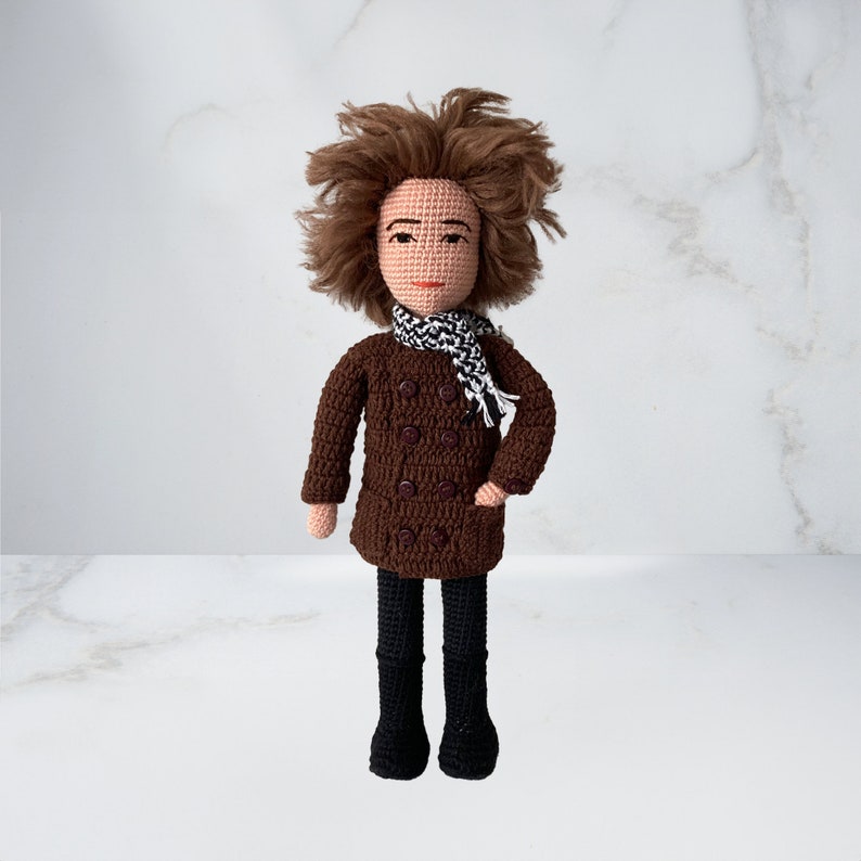 Bob Dylan Crochet Doll Handcrafted Amigurumi Figure zdjęcie 8