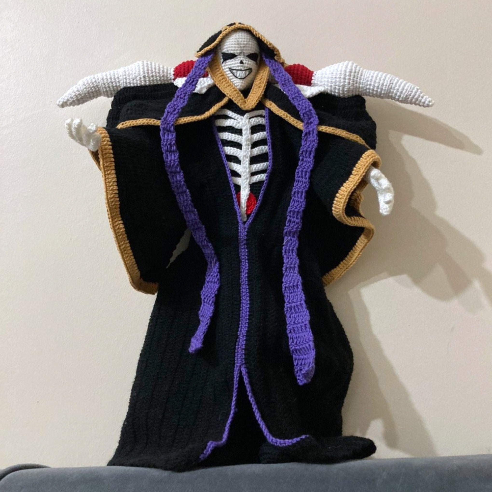 Ainz Ooal Gown Crochet Doll: Custom Anime Action Figure - Etsy