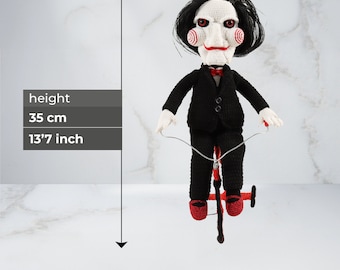 Handgemachte gehäkelte Billy Puppe: Sah Film Sammlerstück