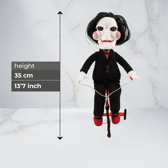 Handmade Crochet Billy Puppet Doll: Saw Movie Collectible - Etsy