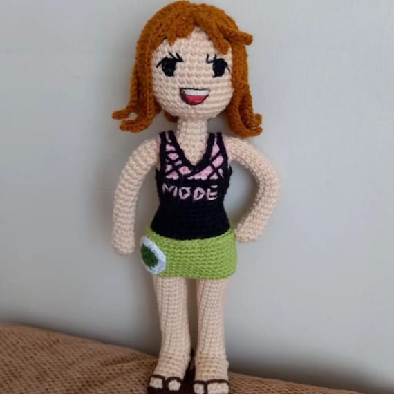 Nami - One Piece Handmade Crochet Doll Action Figure Amigurumi - Etsy