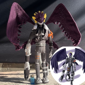 Beelzebumon: Blast Mode Crochet Action Figure Amigurumi