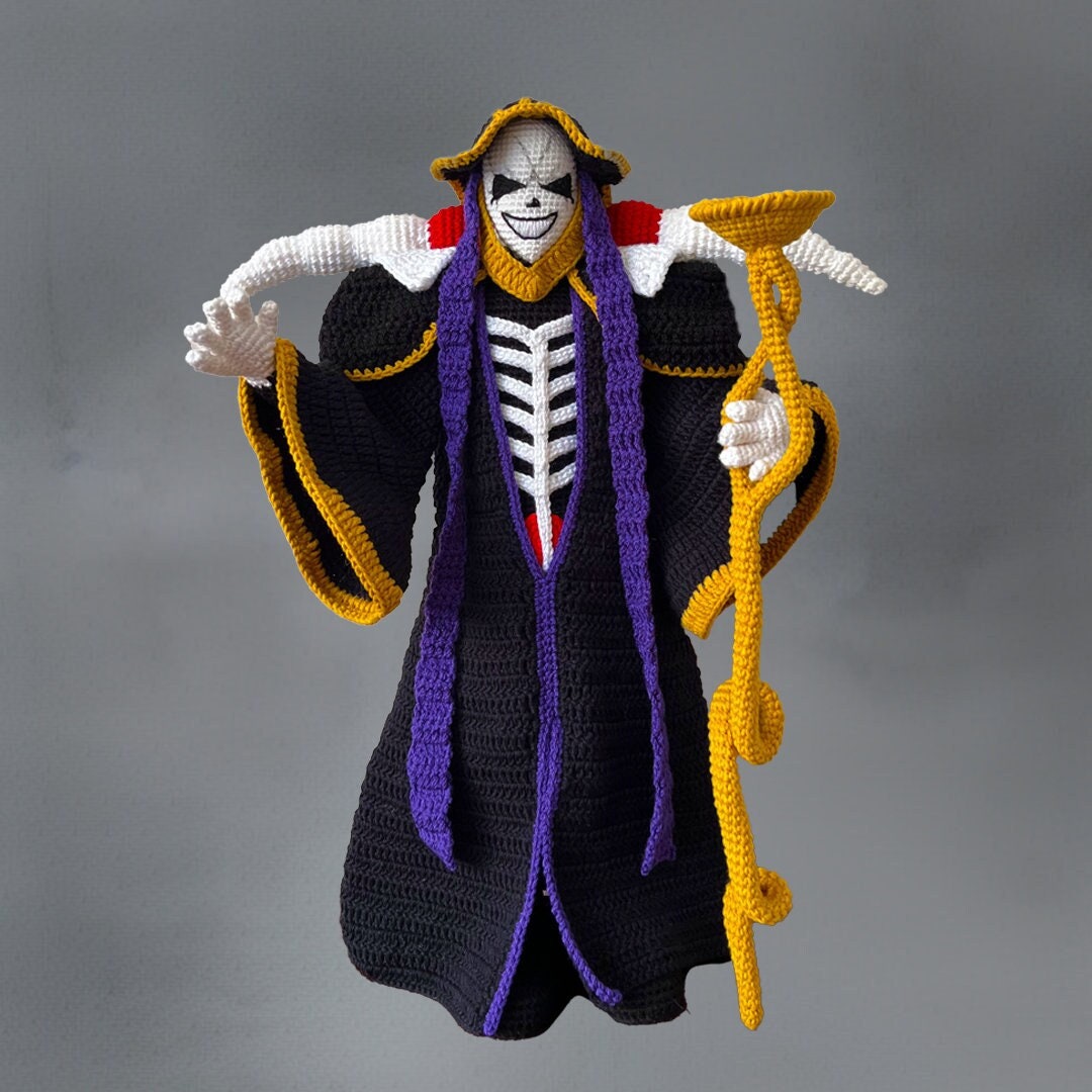 Ainz Ooal Gown Crochet Doll: Custom Anime Action Figure - Etsy