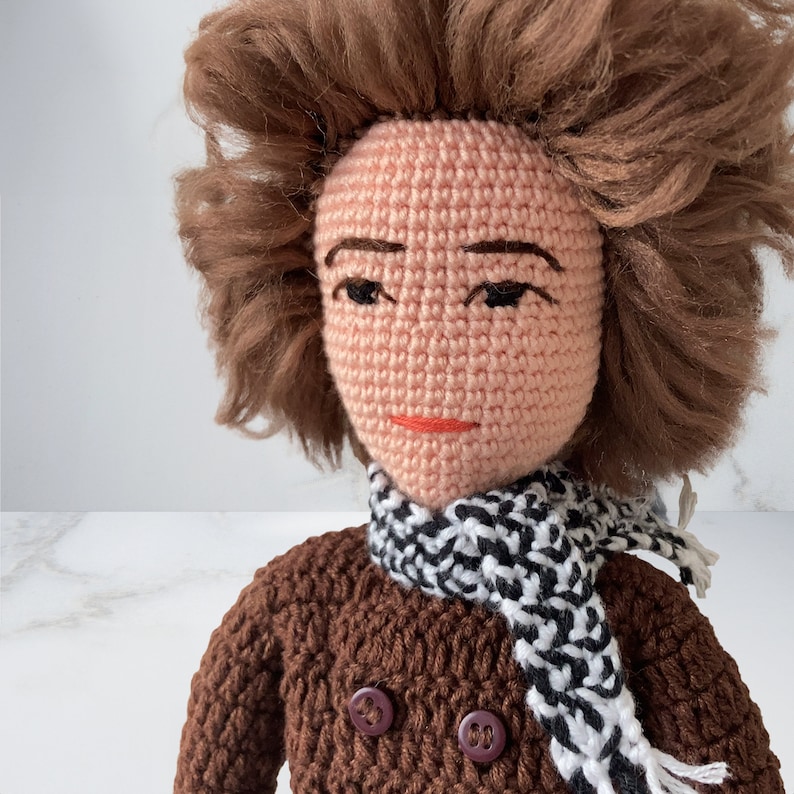 Bob Dylan Crochet Doll Handcrafted Amigurumi Figure zdjęcie 3