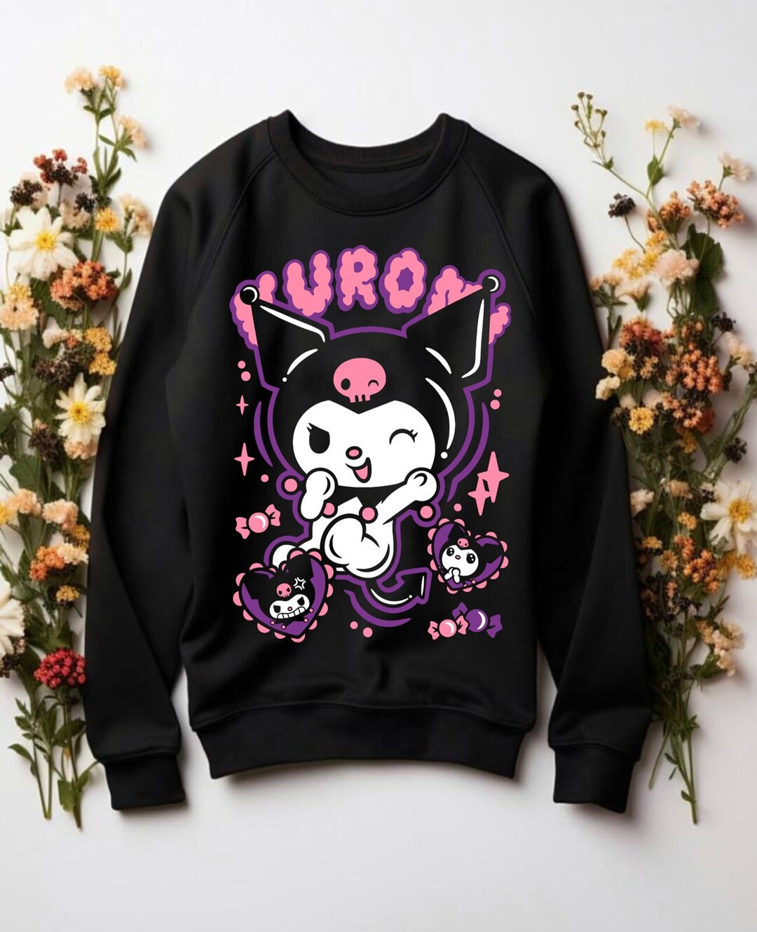 Hello Kitty Sweatshirt, Hello Kitty Hoodie, Kawaii Hoodie, Sanrio ...