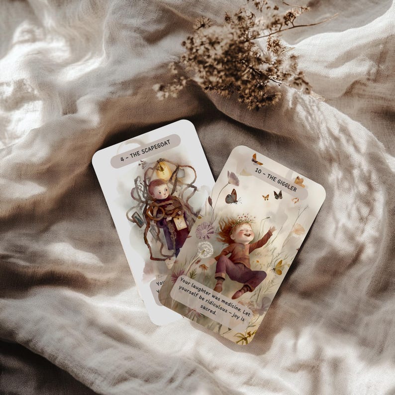 Compassion Oracle Card The Child Within Inner Child Oracle Deck With Reiki Attunement: Healing ...