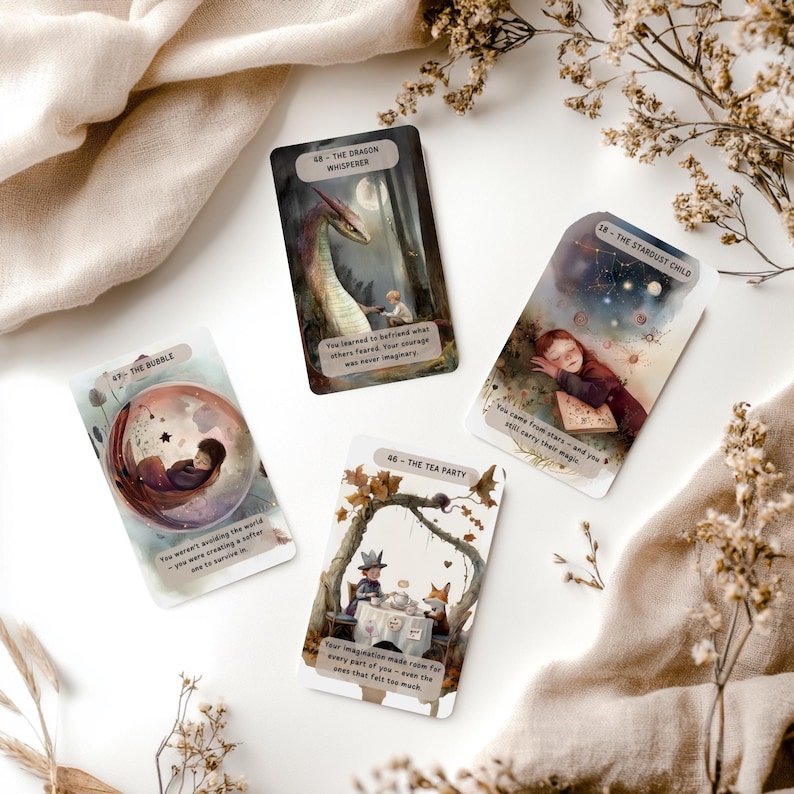 Compassion Oracle Card The Child Within Inner Child Oracle Deck With Reiki Attunement: Healing ...