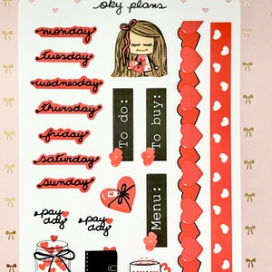 Love weekly stickers
