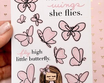 Butterfly  stickers