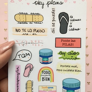 Spanish sayings stickers