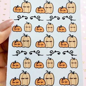 Pumpkin stickers