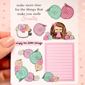 Spring floral deco stickers