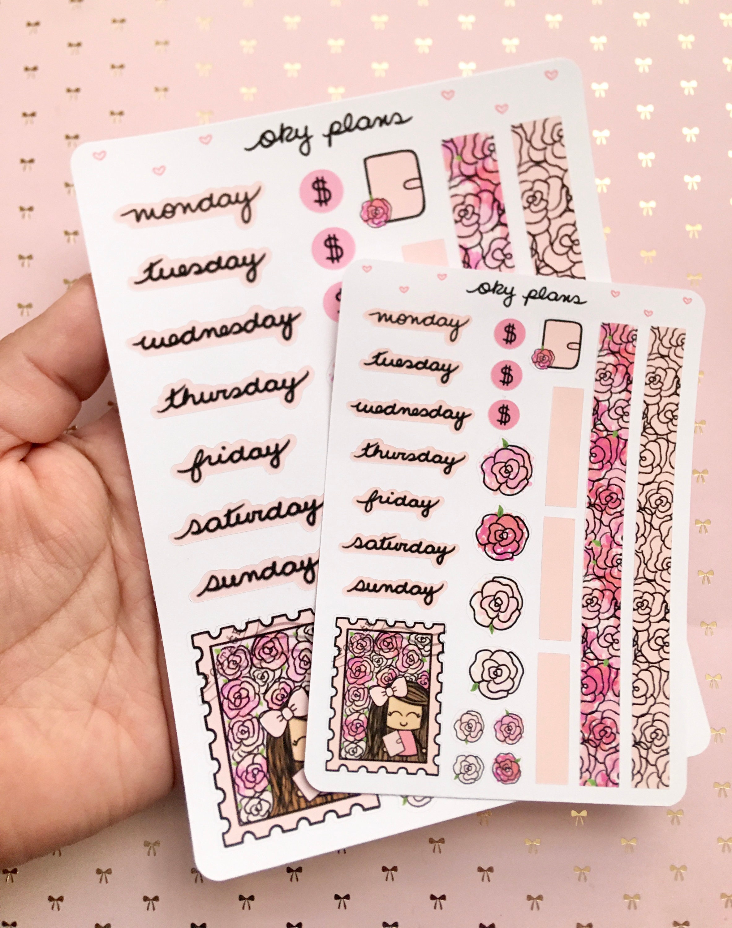 Rise and Shine Weekly Stickers - Etsy