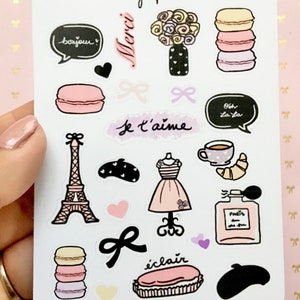 Adesivos temáticos de Paris