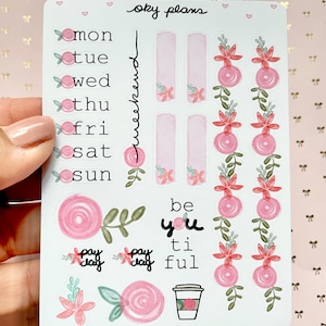 Beyoutiful weekly stickers
