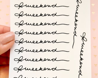 Weekend sticker