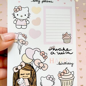 Birthday deco stickers