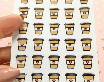Koffiebeker stickers