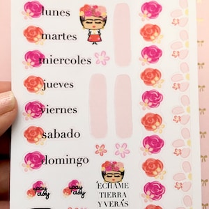 Viva la Frida weekly stickers