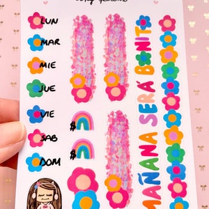 Mañana sera bonito weekly stickers