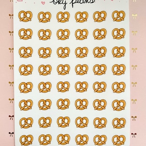Pretzel stickers