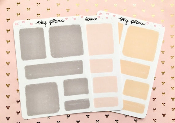 Decorative box stickers