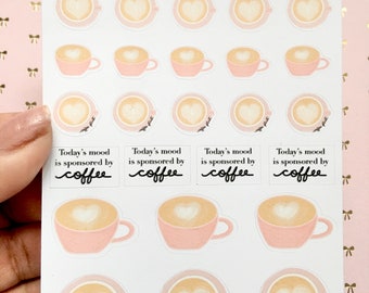 Coffee time stickers