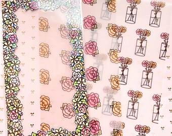 Mom florals dashboard insert set