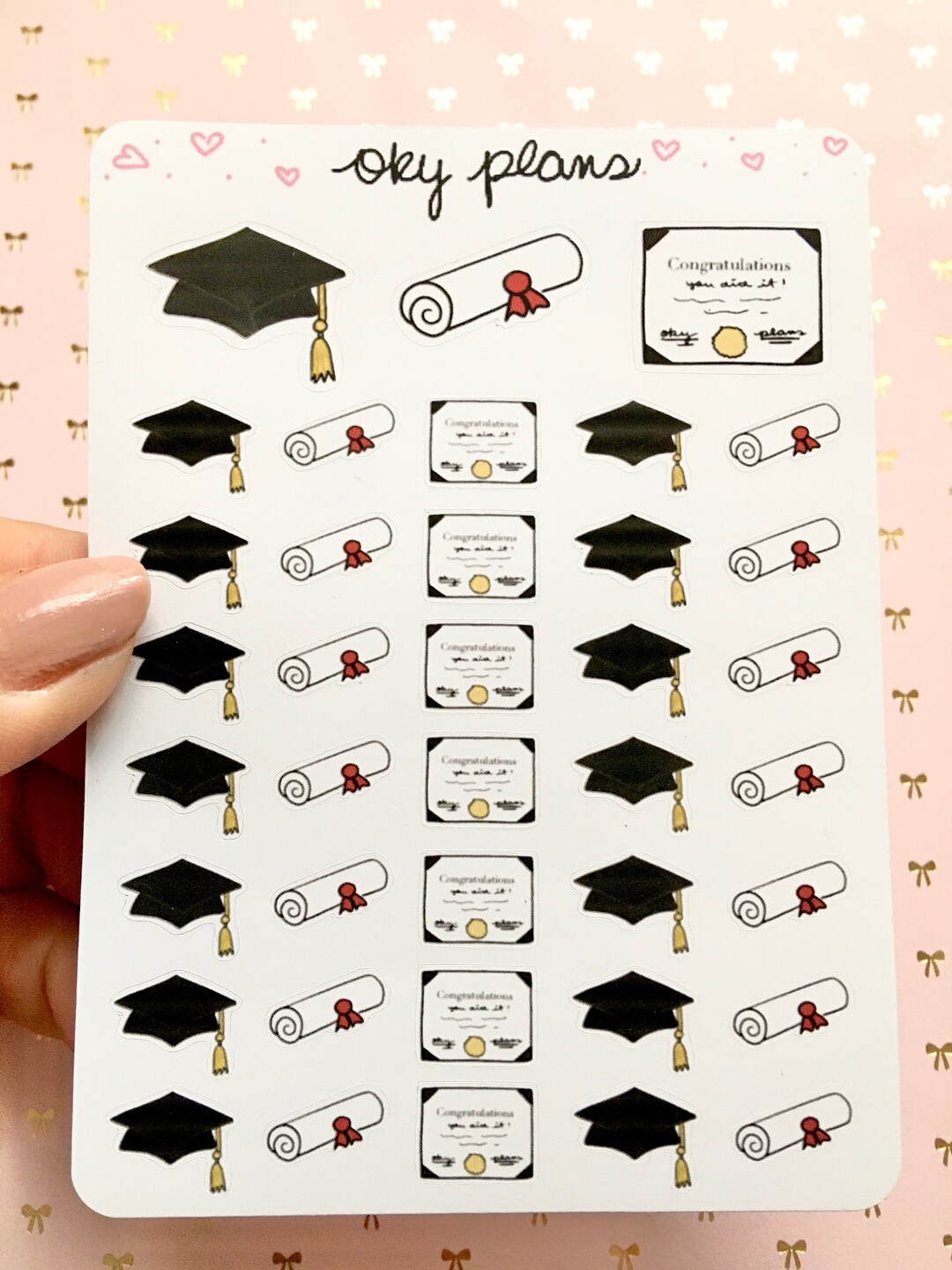 Graduation Stickers - Etsy
