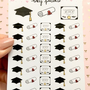 Graduation stickers