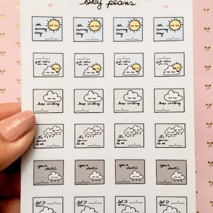 Wetter boxed icon Sticker