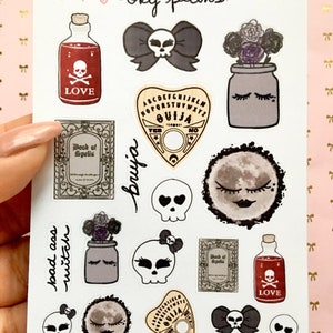 Magical spells stickers