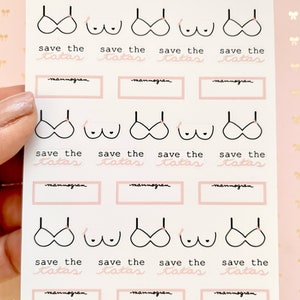 Mammogram stickers
