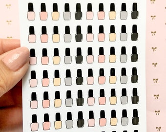 Pegatinas de esmalte de uñas