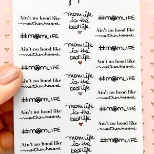 Mom life stickers