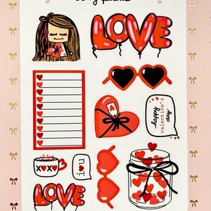 Love deco stickers