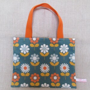 Mini reusable fabric tote bag