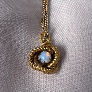 Moonstone Knot Pendant