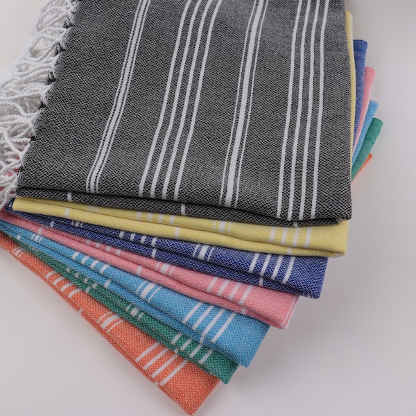 Bulk Turkish Tea and Kitchen Towels on Sale - Affordable Price Towel Packs - End of Stock Clearance Turkish Hand Towels