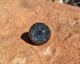 Black hole glass pin, Galaxy pin, glass pin, glass jewelry, hat pin, made in the USA