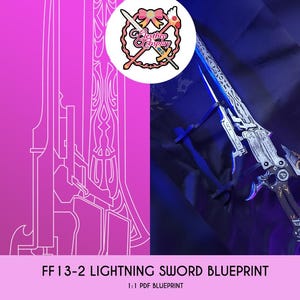 Final Fantasy XIII-2 Lightning&#39;s sword - PDF Pattern