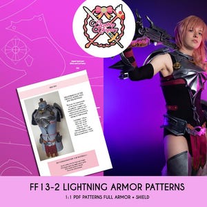 Final Fantasy XIII-2 Lightning&#39;s armor - PDF Pattern