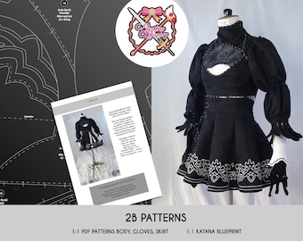 Patrones de Nier Automata - 2B