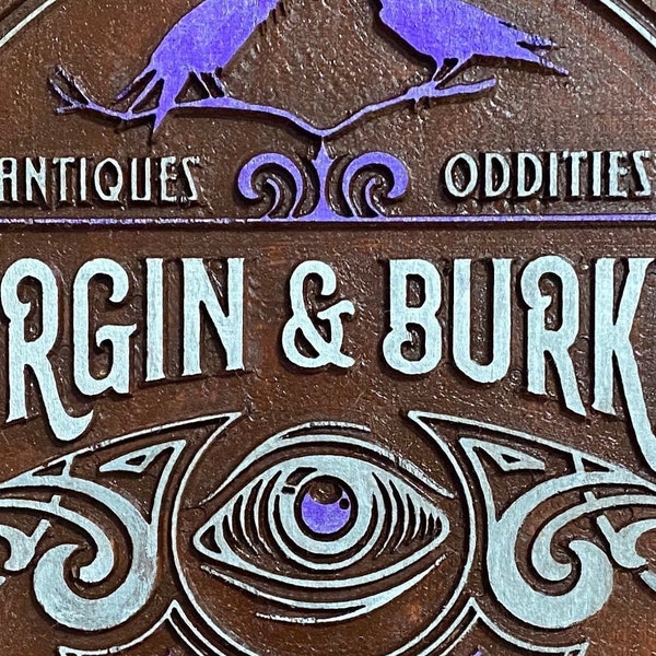 Magical Antiques and Oddities Sign- Wizardly Fan art!