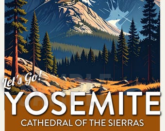 Yosemite  - Travel Poster 11"x17"