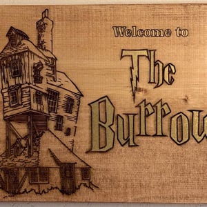 The Burrow Sign- Wizardly Fan art!