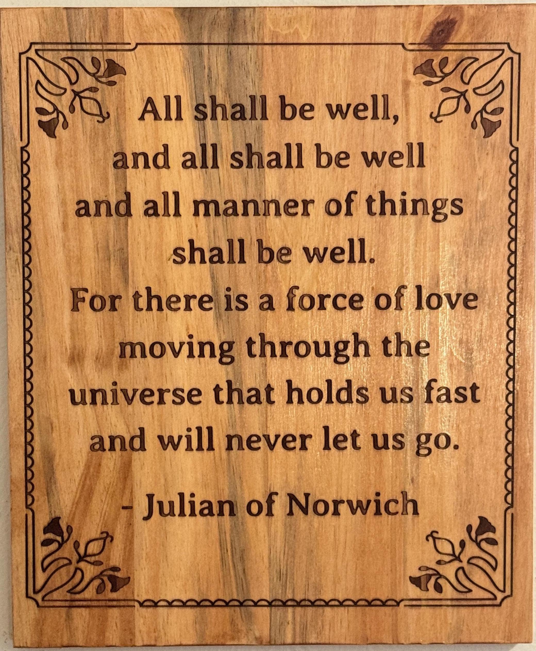 All Shall Be Well- Julian of Norwich - Etsy