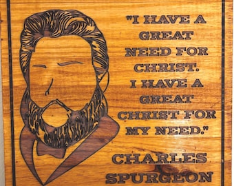 Charles Spurgeon Quote Sign