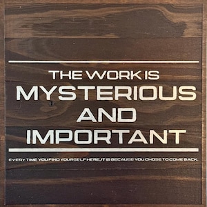 Het werk is mysterieus en belangrijk