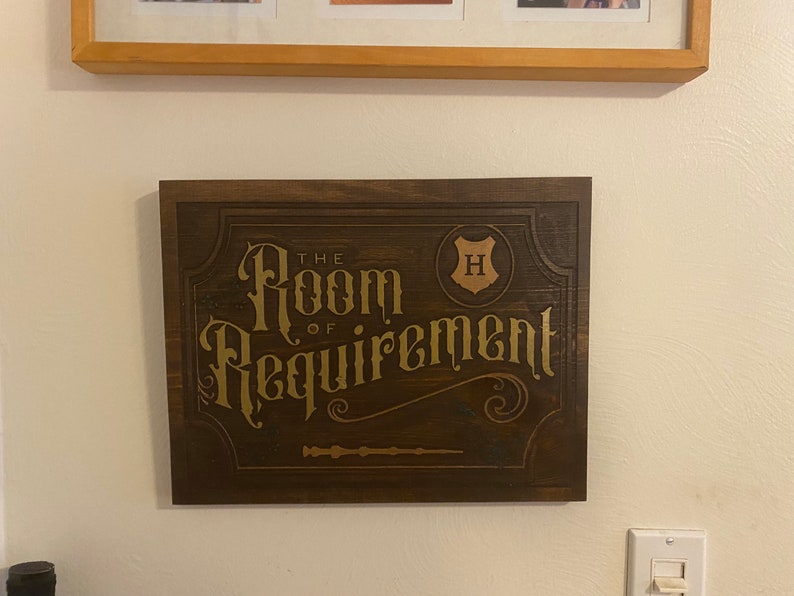 The room of Requirement Sign Wizardly Fan Art - Etsy
